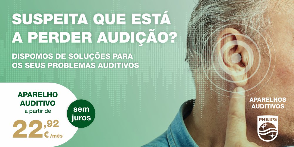 Suspeita que está a perder audição? Dispomos de soluções para os seus problemas auditivos.