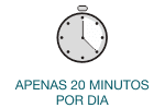 Apenas 20 minutos por dia