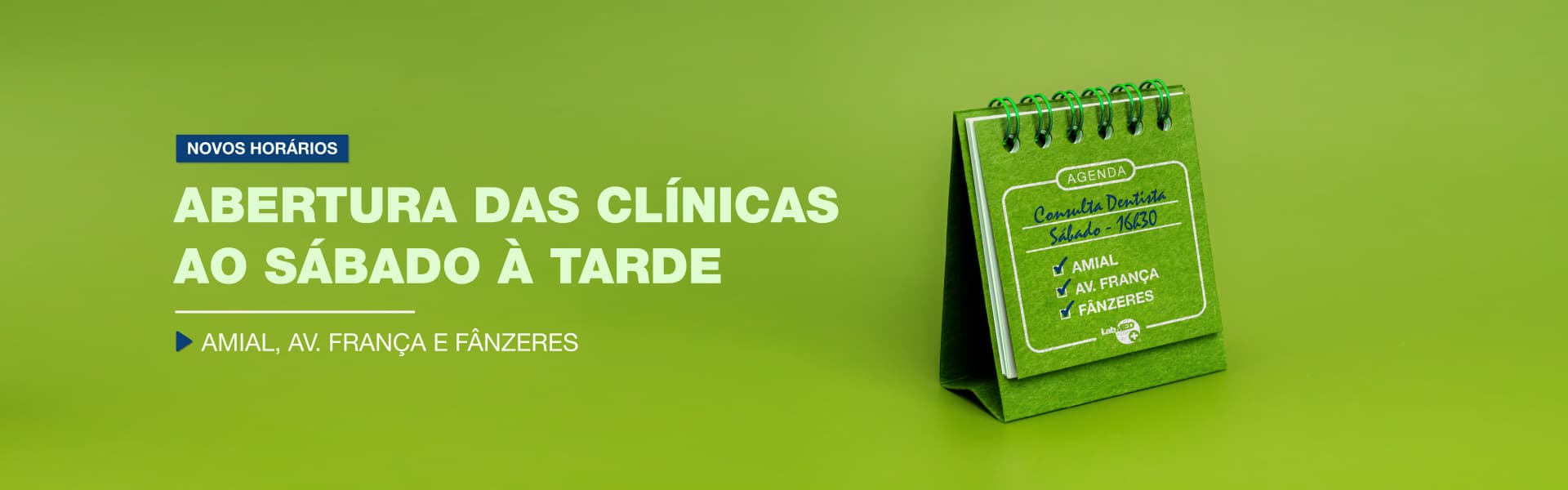 Horário alargado ao Sábado para as clínicas da Av. França, Amial e Fânzeres
