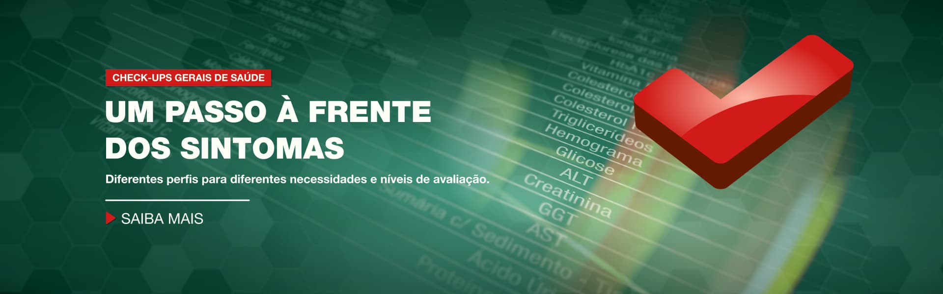Check-ups gerais de sa&uacute;de: um passo &agrave; frente dos sintomas