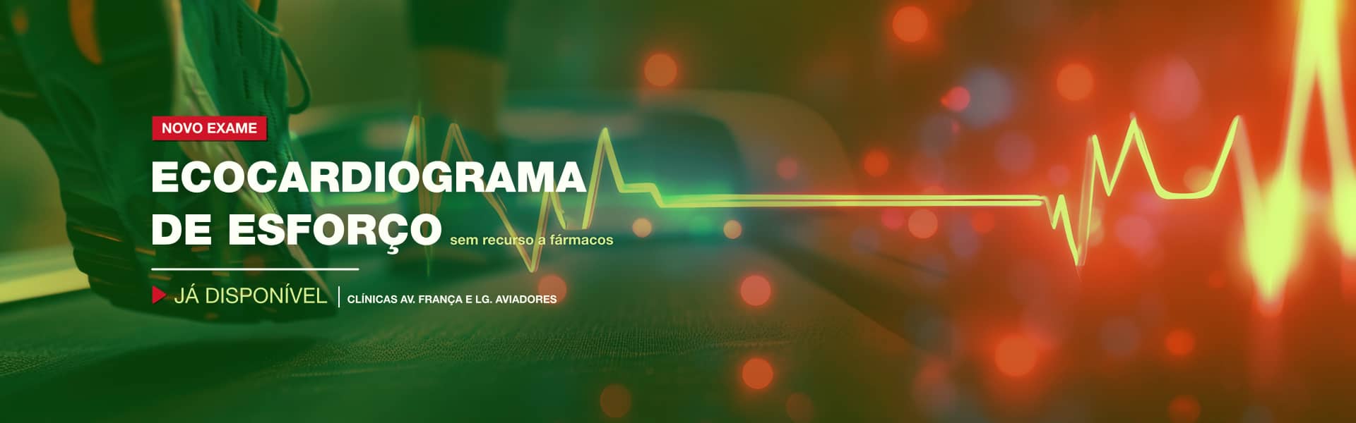 Novo exame de cardiologia - Ecocardiograma de Esforço ou de Exercício sem Recurso a Fármacos